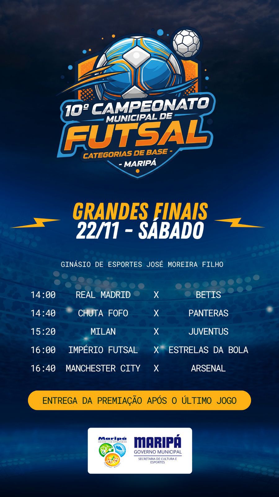 Campeonato municipal de Futsal de Maripa