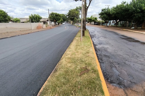 Obras de recape asfáltico no bairro Botafogo continuam