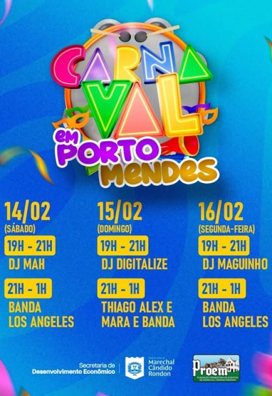 Tudo preparado para o feriadão de Carnaval em Porto Mendes