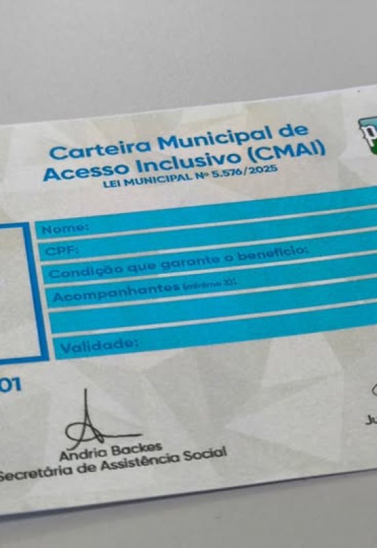 Credenciamento para Carteira Municipal de Acesso Inclusivo acontece de hoje até sexta-feira em Marechal Rondon