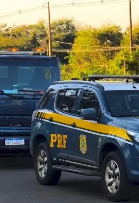 PRF realiza operação de fiscalização na BR-163