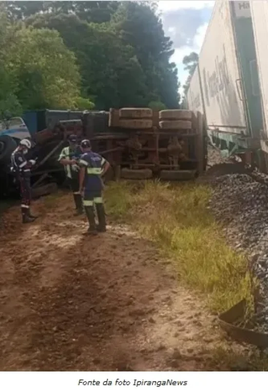 Rondonense morre em acidente envolvendo caminhão e trem