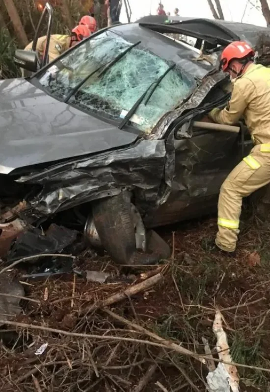 Empresário rondonense se envolve em acidente entre Marechal Rondon e Curvado