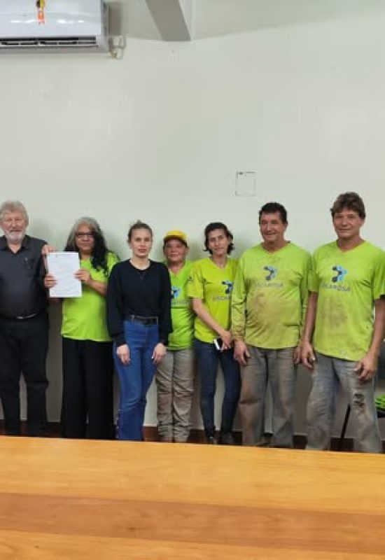 Prefeitura firma novo contrato com a Ascarosa para gestão de resíduos recicláveis