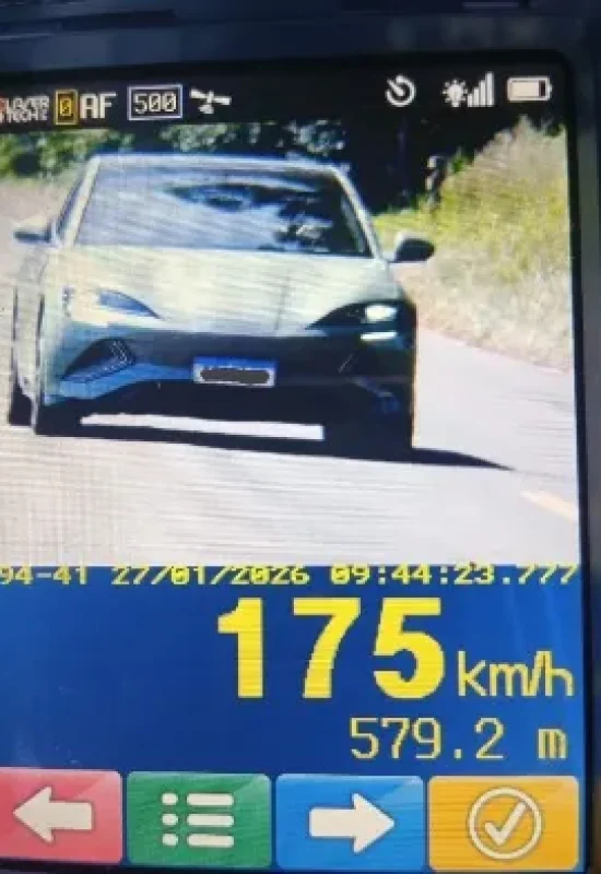 PRE registrou em janeiro 8.439 infrações de trânsito nas rodovias do Oeste