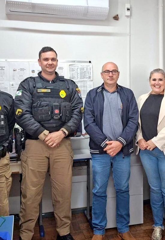 Quatro Pontes retoma o PROERD para alunos do 5º ano da Rede Municipal de Ensino